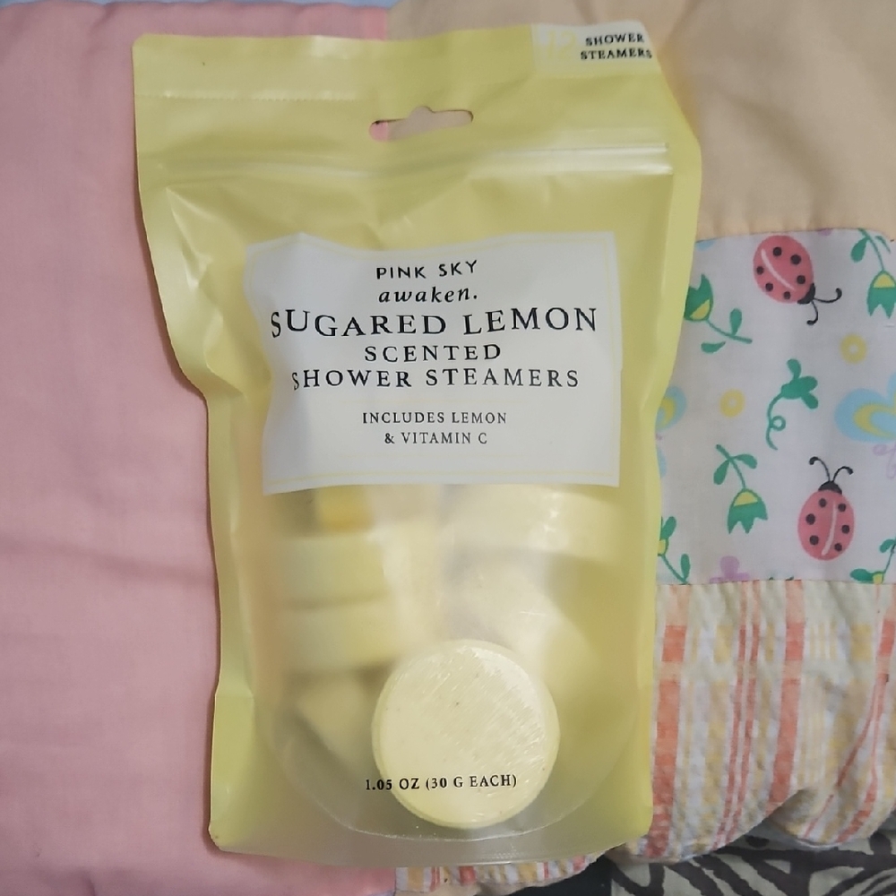 Sugared Lemon Scented Shower Steamers By Pink Sky